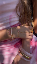 chaine de main alma rose
