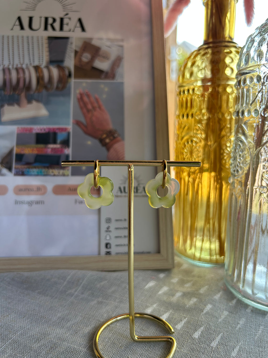 Boucles d'oreilles SOFIA🌼
