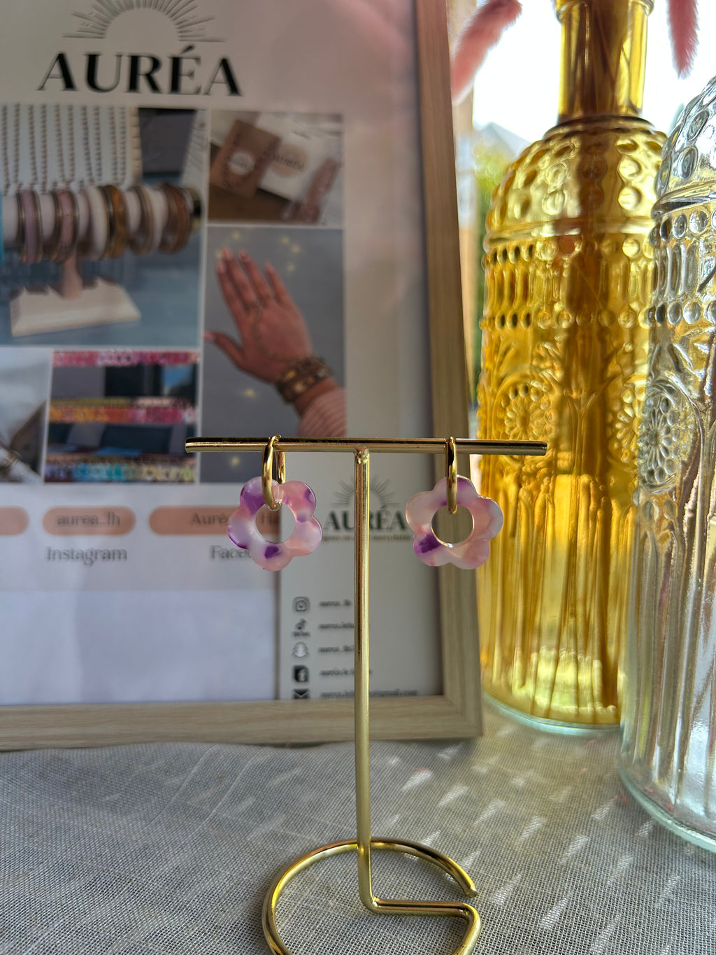 Boucles d'oreilles SOFIA🌼