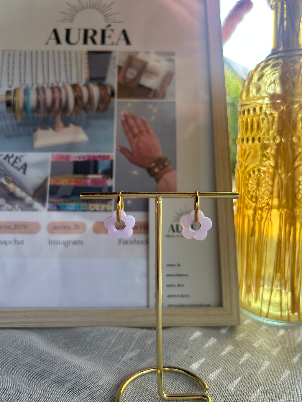 Boucles d'oreilles SOFIA🌼