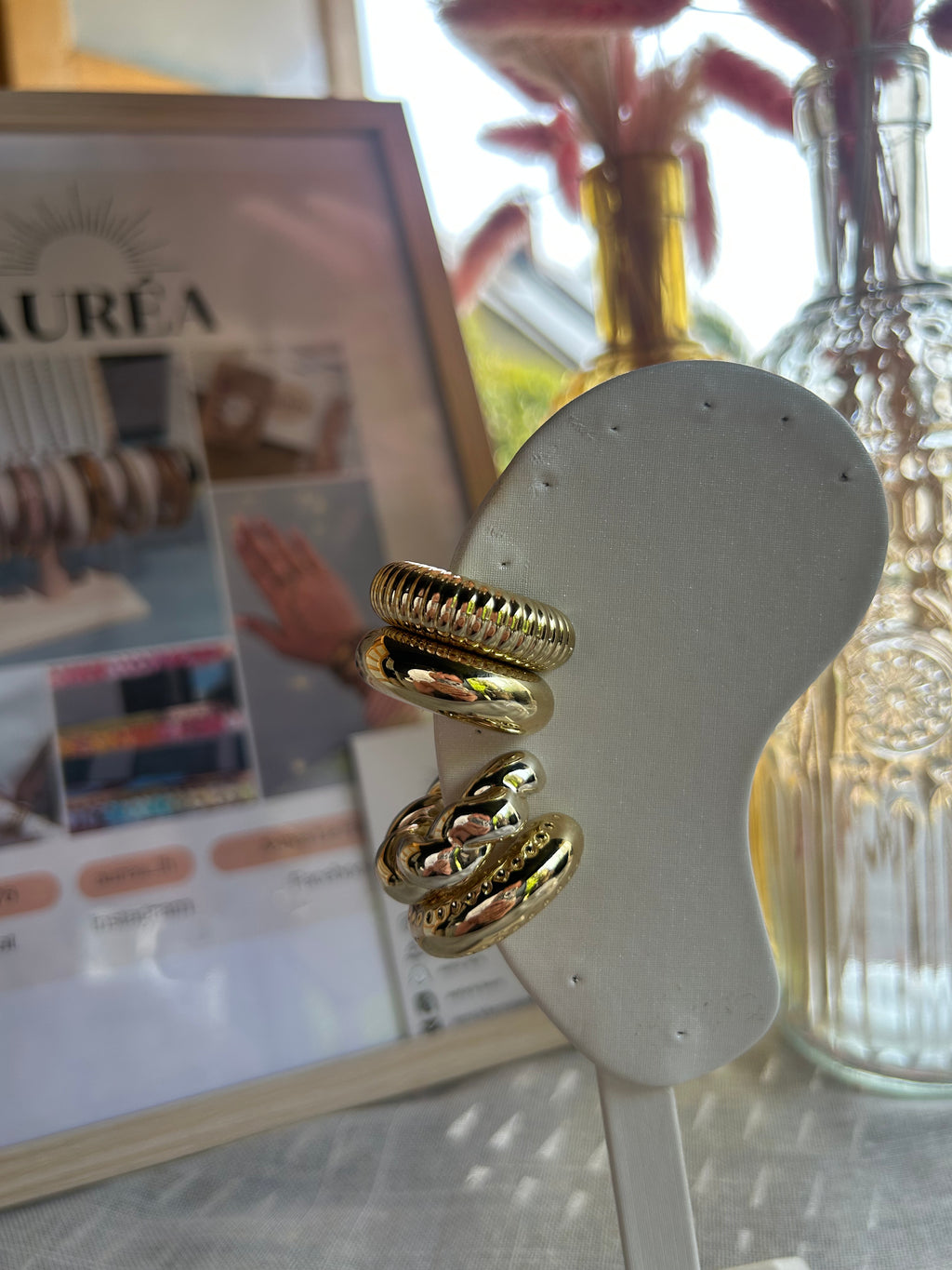 faux piercing doré