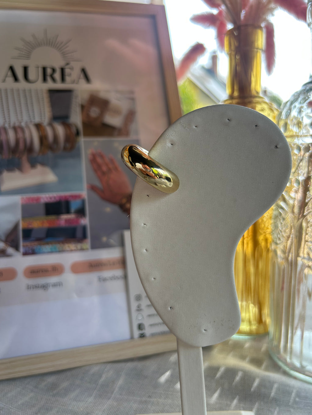 faux piercing doré