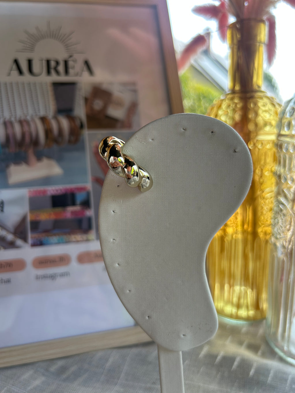 faux piercing doré