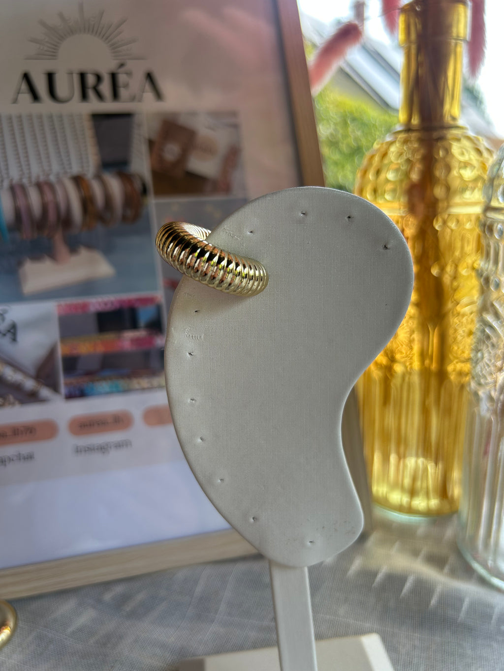 faux piercing doré