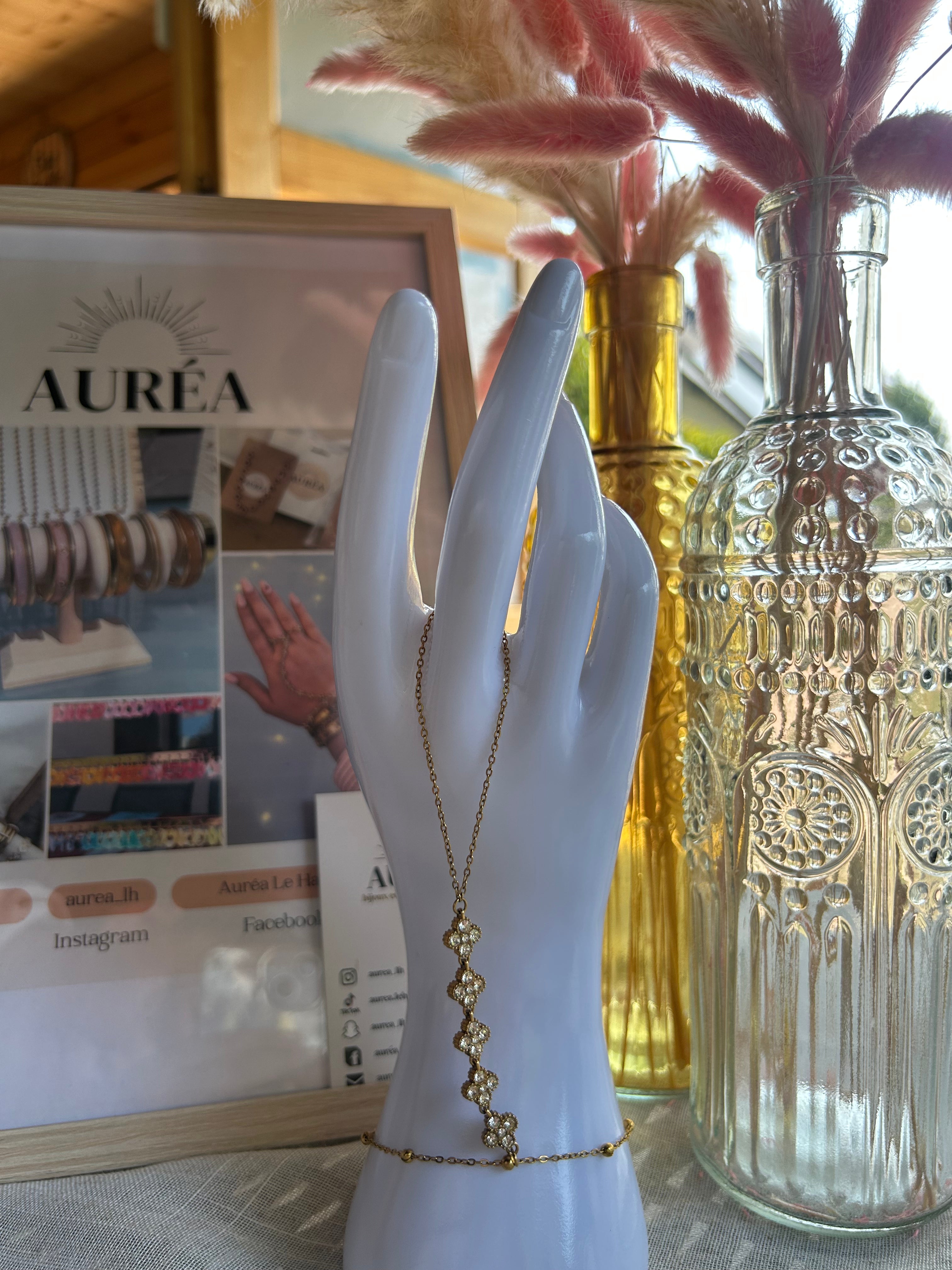 chaine de main alma doré