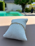 chaine de cheville doré