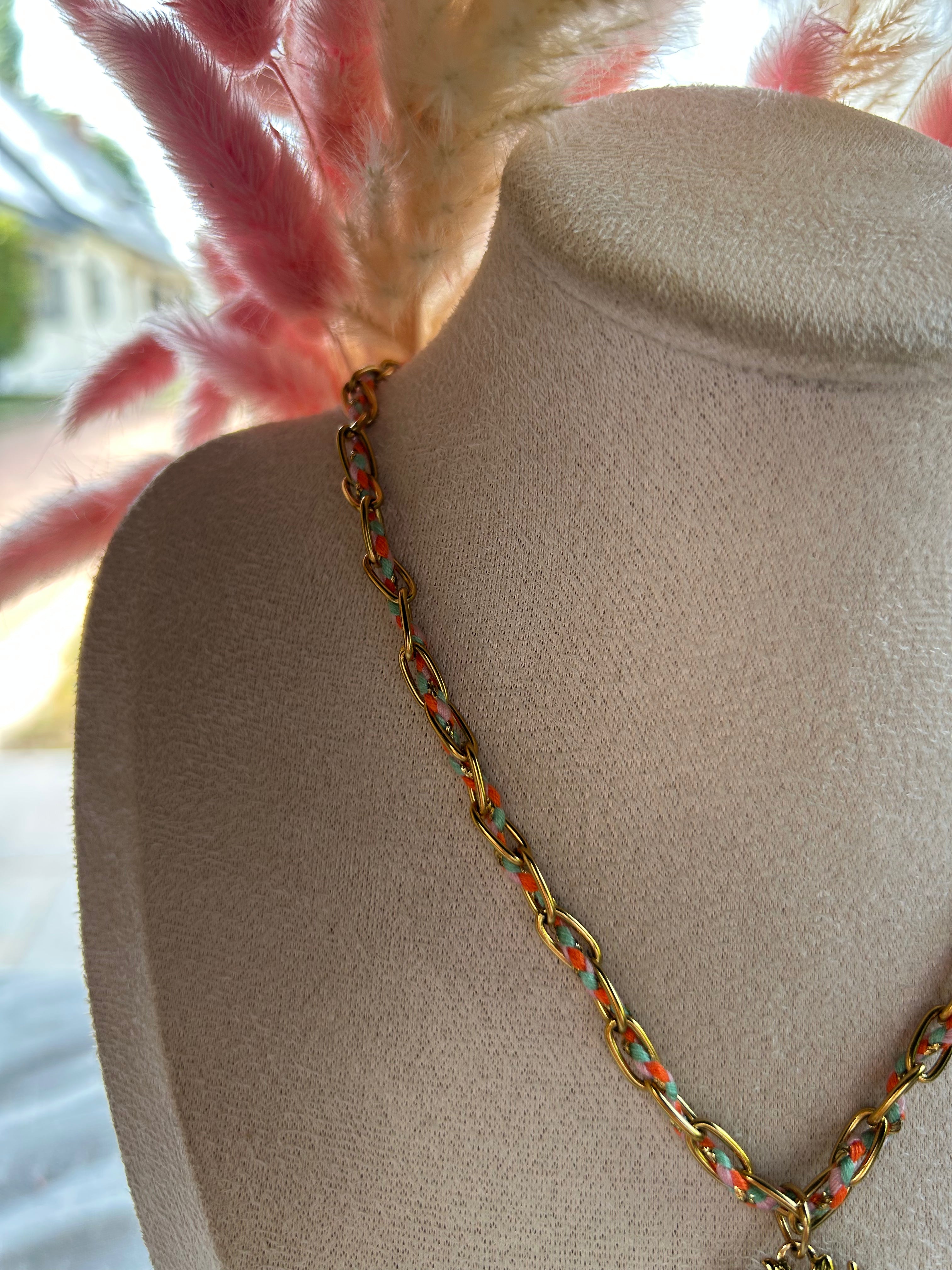 collier tournesol
