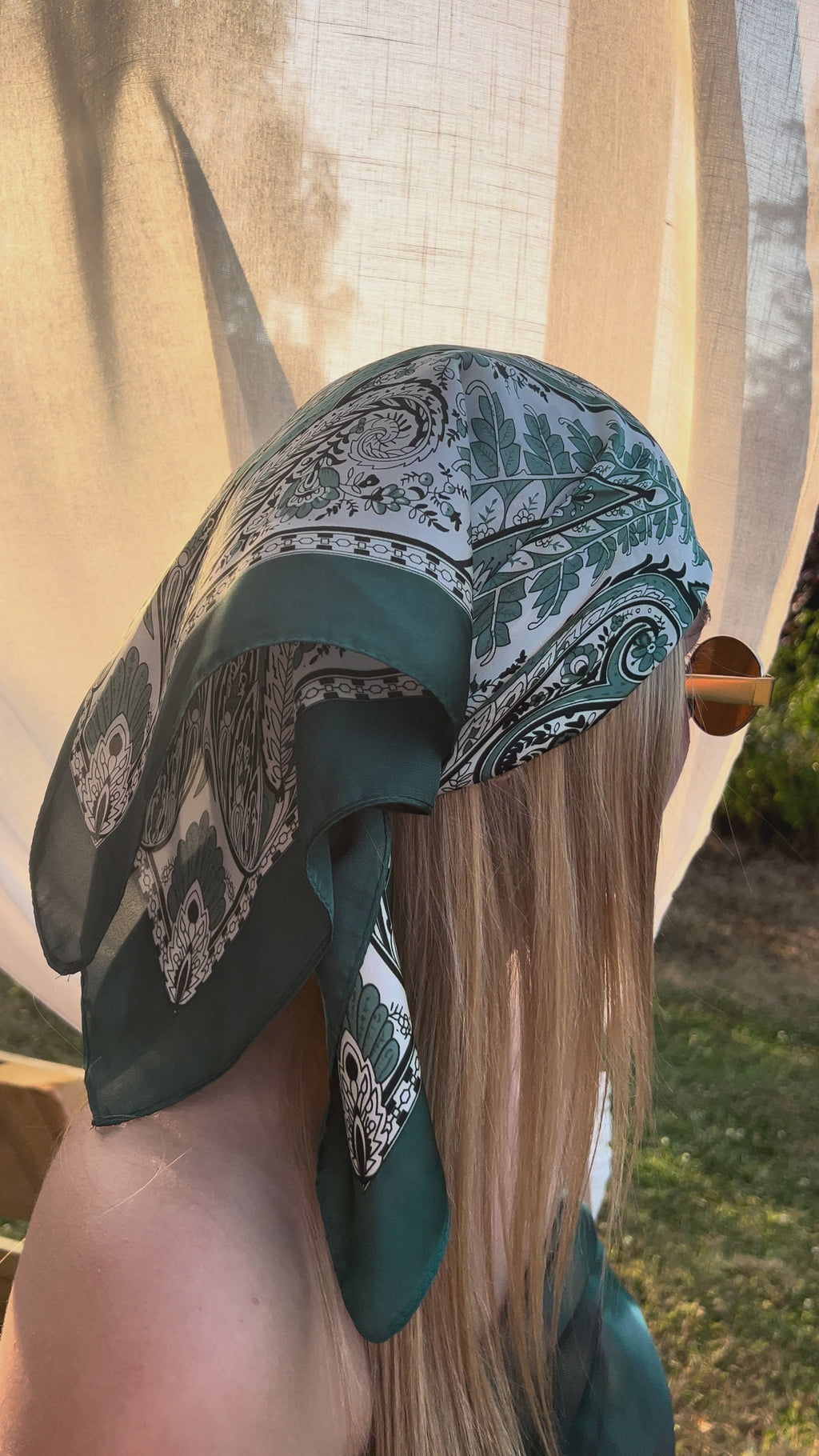 foulard émeraude 💚